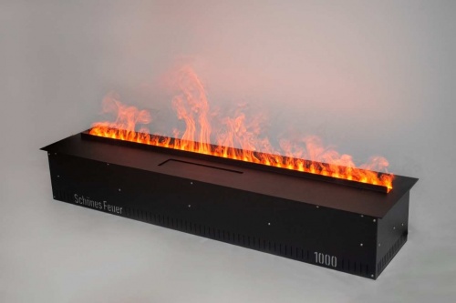 Электроочаг Schönes Feuer 3D FireLine 1000 Pro со стальной крышкой в Старом Осколе