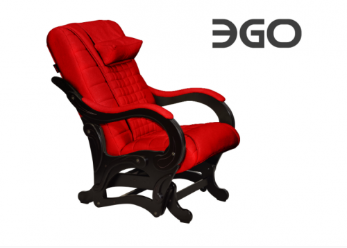 Массажное кресло-глайдер EGO Balance EG-2003 Комбенированная кожа эксклюзив